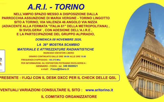36° Mostra scambio ARI-Torino